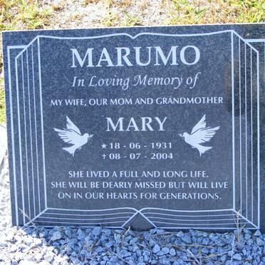 MARUMO Mary 1931-2004