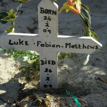 MATTHEWS Luke Fabian 2009-2009