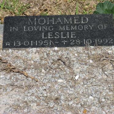 MOHAMED Leslie 1951-1992
