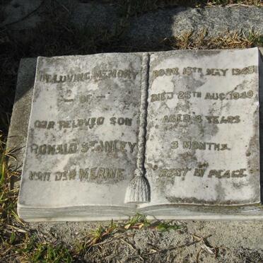 MERWE Ronald Stanley, van der 1945-1949