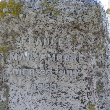 MOORE Frances Mary -1923