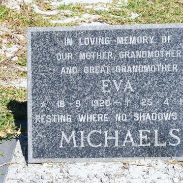 MICHAELS Eva 1920-1996