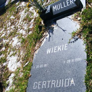 MULLER Wiekie 1917-1995 &amp; Gertruida 1923-2000