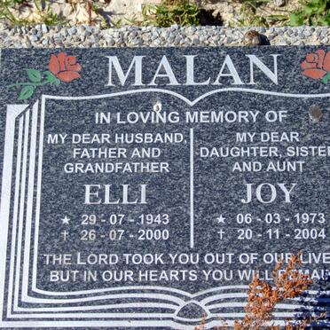 MALAN Elli 1943-2000 :: MALAN Joy 1973-2004