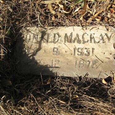 MACKAY Donald 1931-1978