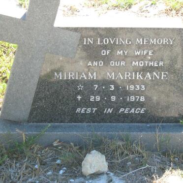 MARIKANE Miriam 1933-1978