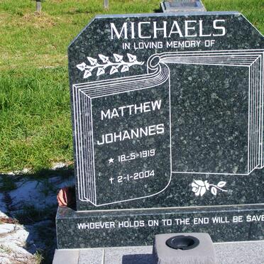 MICHAELS Matthew Johannes 1919-2004