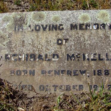 McKELLAR Archibald 1882-1942