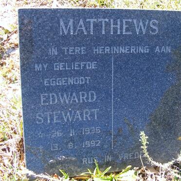 MATTHEWS Edward Stewart 1935-1992