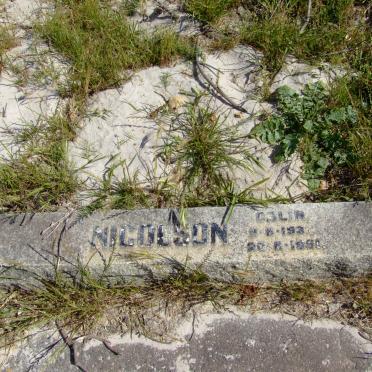 NICOLSON Colin 192?-1951