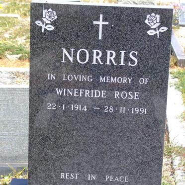 NORRIS Winefride Rose 1914-1991