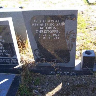 OTTO Jacobus Christoffel 1925-1985