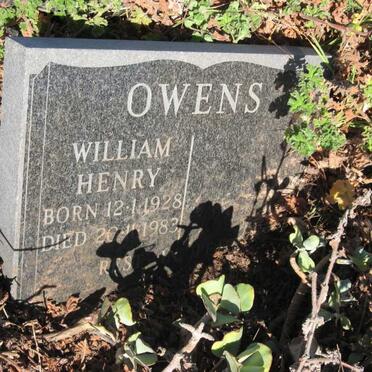OWENS William Henry 1928-1983