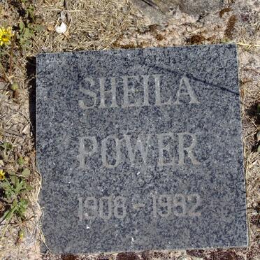 POWER Sheila 1908-1992
