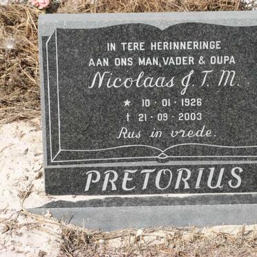 PRETORIUS Nicolaas G.T.M. 1926-2003