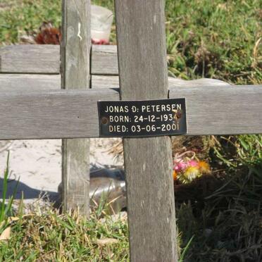 PETERSEN Jonas D. 1934-2001