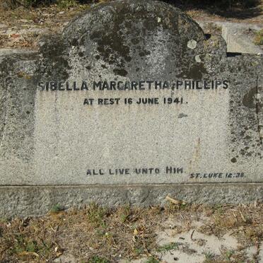 PHILLIPS Sibella Margaretha -1941