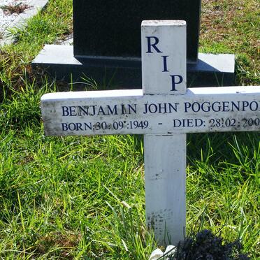 POGGENPOEL Benjamin John 1949-2000
