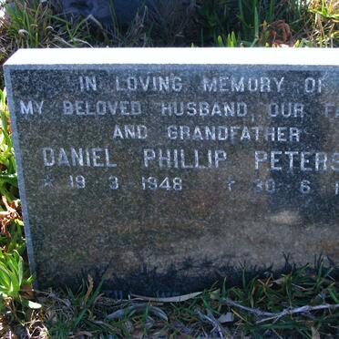 PETERSEN Daniel Phillip 1948-1995