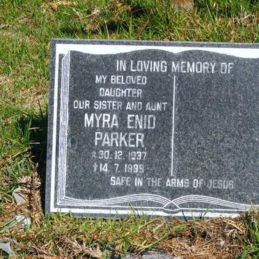 PARKER Myra Enid 1937-1999