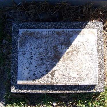 PLESSIS Davida, du 1932-1965