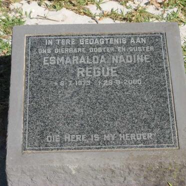 REGUE Esmaralda Nadine 1973-2000