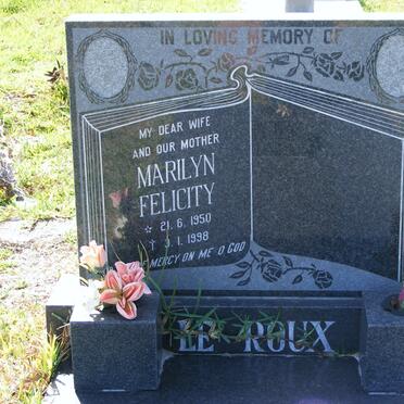 ROUX Marilyn Felicity, le 1950-1998