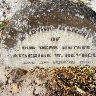 REYNOLDS Catherine W. -1936