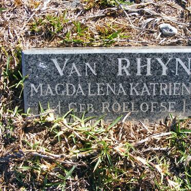 RHYN Magdalena Katriena R., van nee ROELOFSE