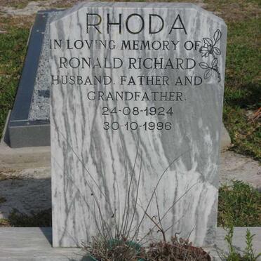 RHODA Ronald Richard 1924-1996
