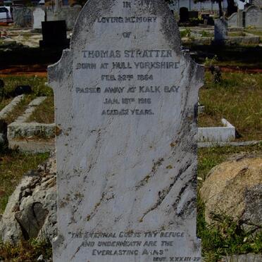 STRATTEN Thomas 1864-1916