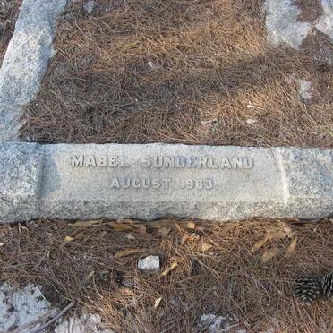 SUNDERLAND Mabel -1963