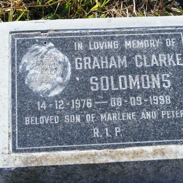 SOLOMONS Graham Clarke 1976-1998
