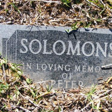 SOLOMONS Peter
