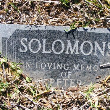 SOLOMONS Peter