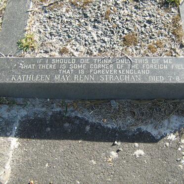 STRACHAN Kathleen May Renn -1977