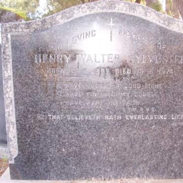 SYLVESTER Henry Walter -1974