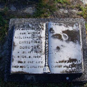 TECHMAN Christina Dorothy 1907-1968