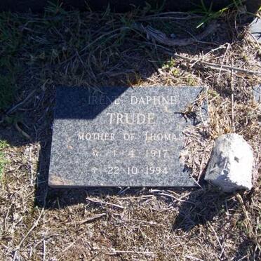 TRUDE Irene Daphne 1917-1994