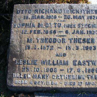 THESEN M. Theodor 1872-1963 :: THESEN Helen Mary Catherine 1884-19??