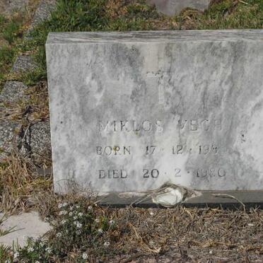 VECH Miklos 19?4-1980