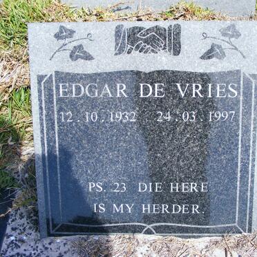 VRIES Edgar, de 1932-1997