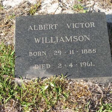 WILLIAMSON Albert Victor 1885-1961
