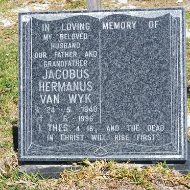 WYK Jacobus Hermanus, van 1940-1996