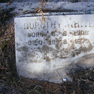 WHITE Dorothy 1906-1975