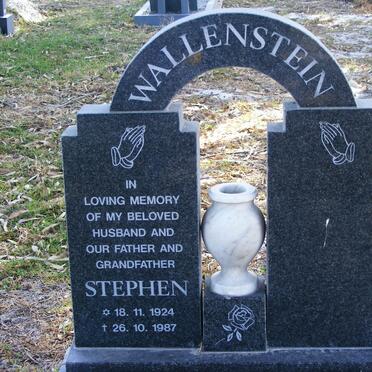 WALLENSTEIN Stephen 1924-1987