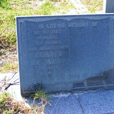 WAAL Aubrey, de 19??-1997