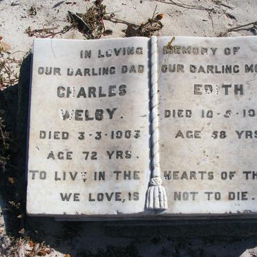 WELBY Charles -1963 &amp; Edith -1953