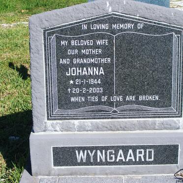 WYNGAARD Johanna 1944-2003