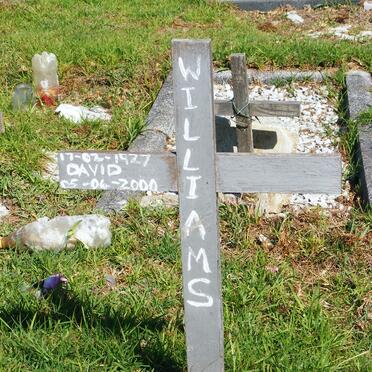 WILLIAMS David 1927-2000